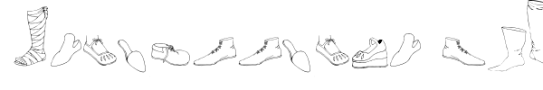 Renaissance Shoes font preview